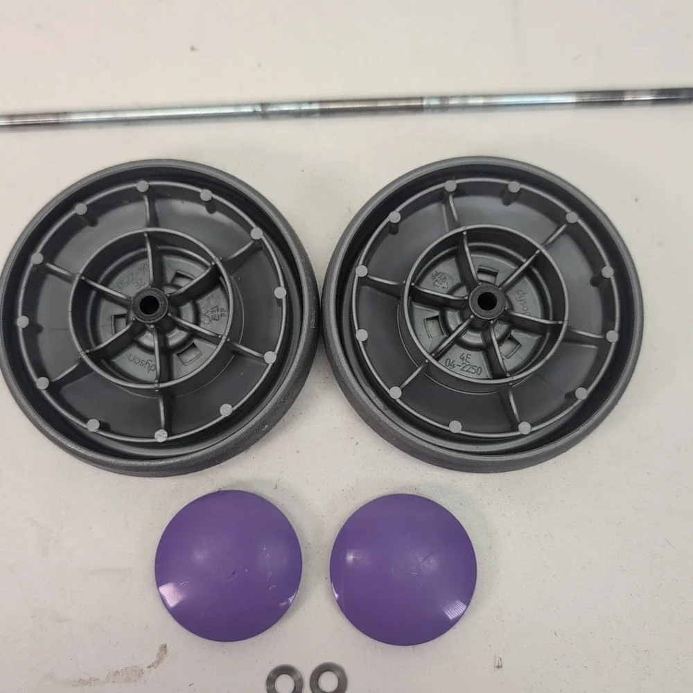 Dyson DC07 DC14 DC17 DC27 DC28 DC33 Wheel Axle‎ Clips Caps Purple OEM